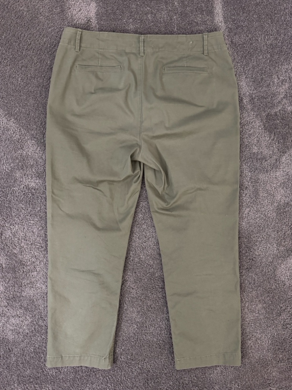 LOFT Monroe Slim Chino Ankle Pants in olive green color women’s size 10. - Picture 4 of 4